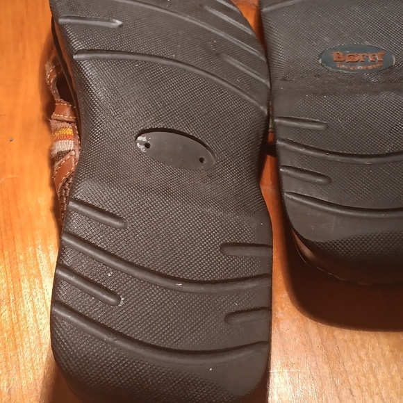 Born Striped Leather Slide Sandals Size Women's Size 10 - Picture 7 of 9
